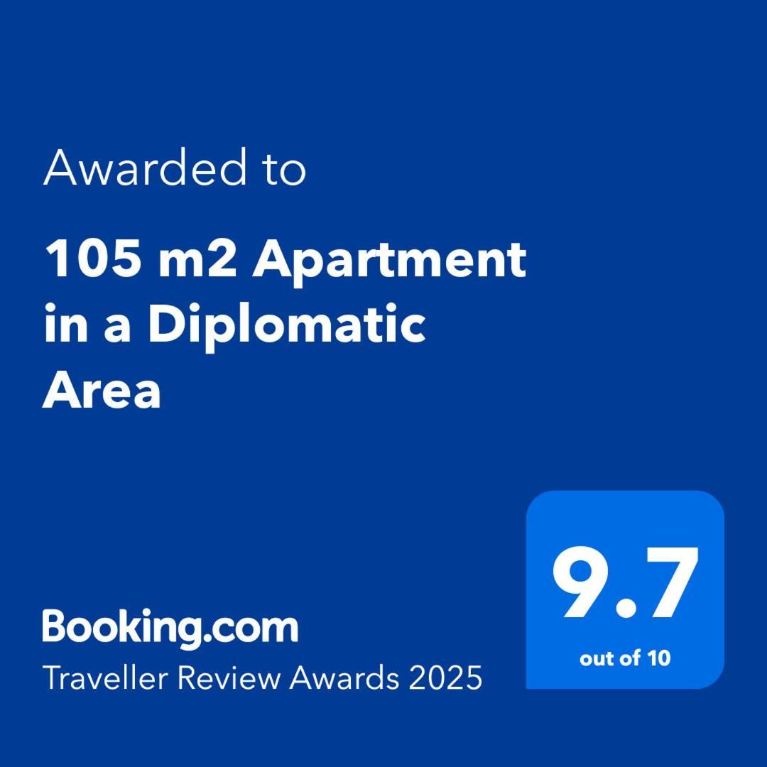 100 M2 Apartment In The Diplomatic Area Belgrad Exterior foto